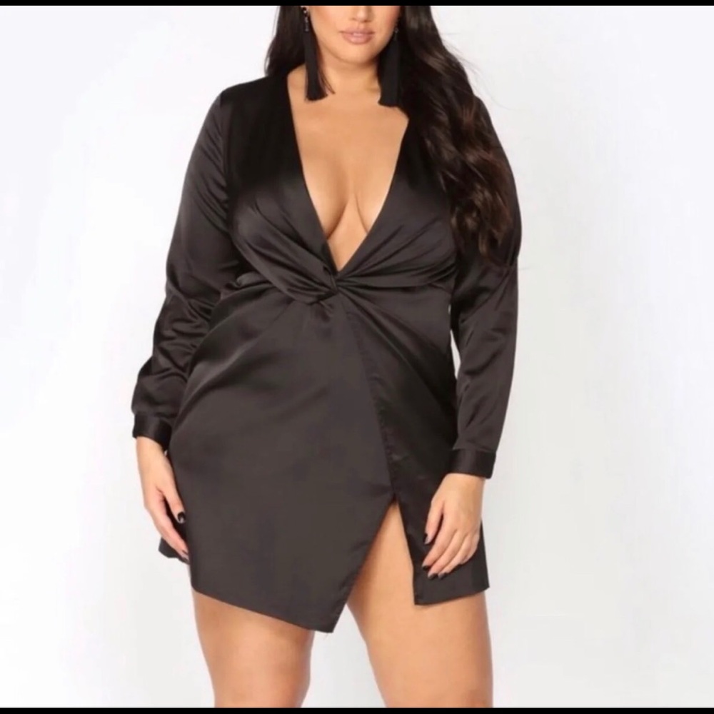 Fashion Nova Satin Dress